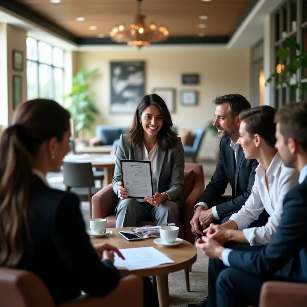 Professional team meeting